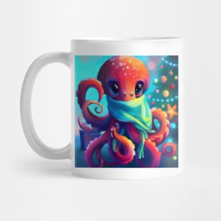 Cute Octopus Drawing Mug